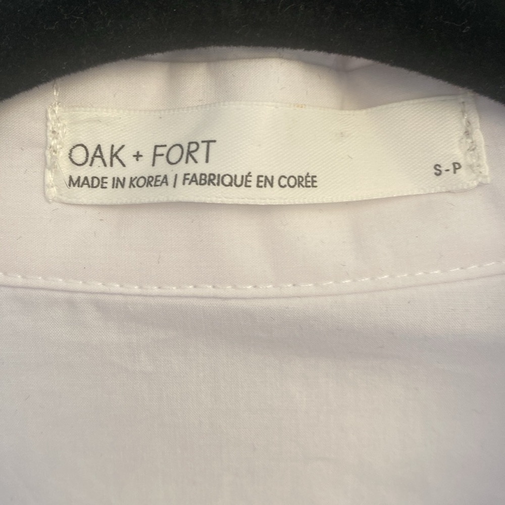 Oak & Fort Two-Way Cotton Poplin Shirt - Picture 7 of 7